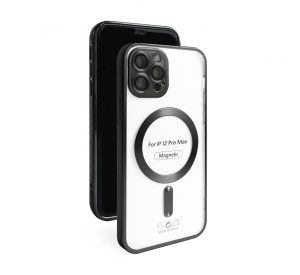 Чохол з функцією MagSafe для Apple iPhone 12 Pro Max black matte
