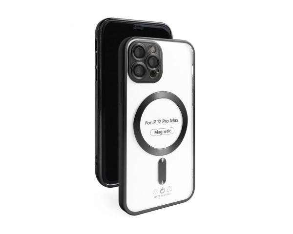 Чохол з функцією MagSafe для Apple iPhone 12 Pro Max black matte