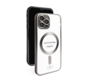 Чохол з функцією MagSafe для Apple iPhone 12 Pro Max grey matte