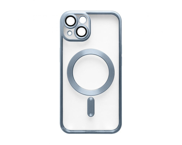 Чехол с функцией MagSafe для Apple iPhone 13 blue (04) матовый