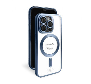 Чехол с функцией MagSafe для Apple iPhone 13 Pro dark blue (07) матовый