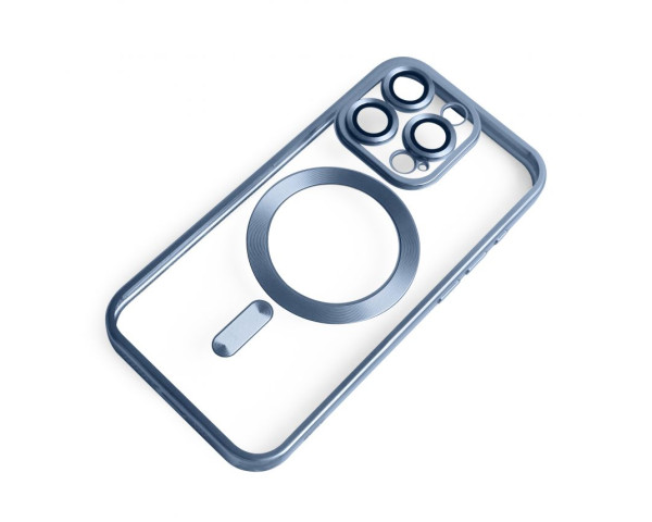 Чехол с функцией MagSafe для Apple iPhone 13 Pro dark blue (07) матовый