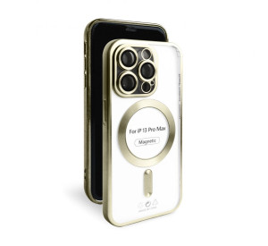 Чохол з функцією MagSafe для Apple iPhone 13 Pro Max gold matte