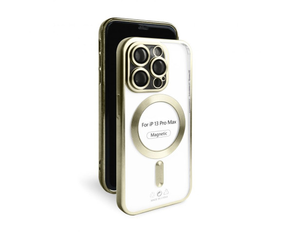 Чохол з функцією MagSafe для Apple iPhone 13 Pro Max gold matte