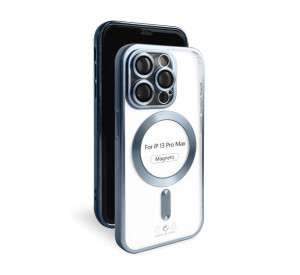 Чохол з функцією MagSafe для Apple iPhone 13 Pro Max blue matte
