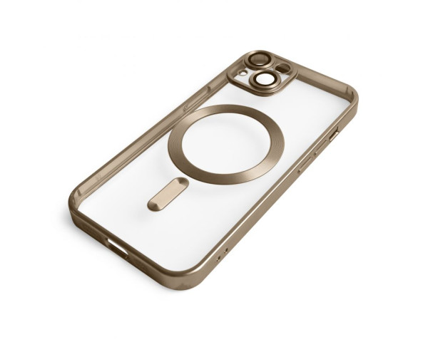 Чохол з функцією MagSafe для Apple iPhone 14 brown (13) matte