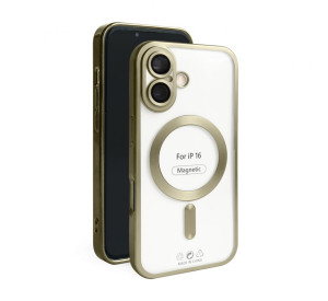 Чохол з функцією MagSafe для Apple iPhone 16 brown (13) matte