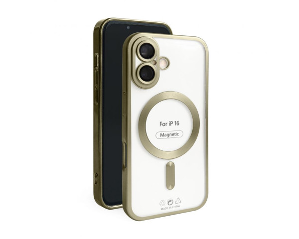 Чохол з функцією MagSafe для Apple iPhone 16 brown (13) matte