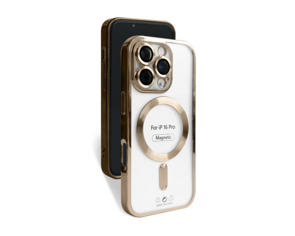 Чохол з функцією MagSafe для Apple iPhone 16 Pro brown (13)