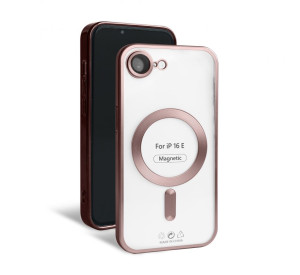 Чохол з функцією MagSafe для Apple iPhone 16e pink (06) matte