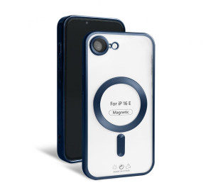 Чохол з функцією MagSafe для Apple iPhone 16e dark blue (07) matte