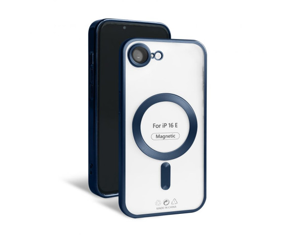 Чохол з функцією MagSafe для Apple iPhone 16e dark blue (07) matte