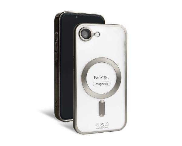 Чохол з функцією MagSafe для Apple iPhone 16e grey (12) matte