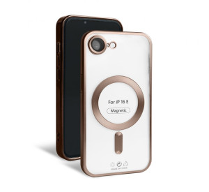 Чохол з функцією MagSafe для Apple iPhone 16e brown (13) matte