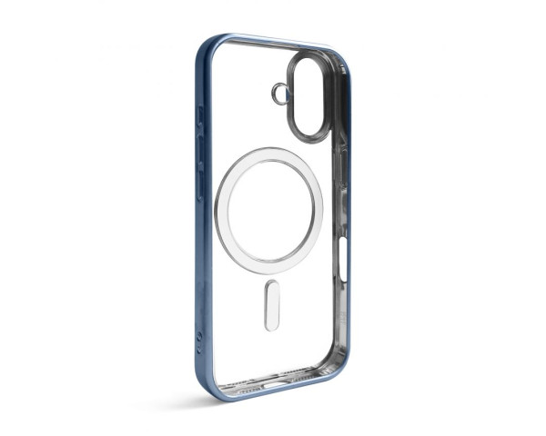 Чехол с функцией MagSafe для Apple iPhone 17 blue (04) матовый