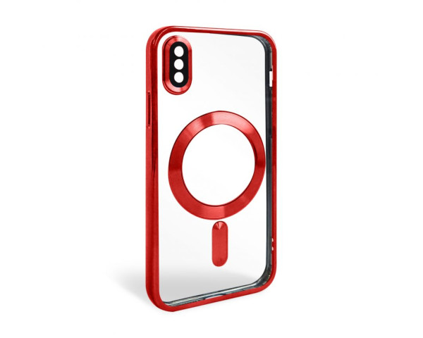 Чехол с функцией MagSafe для Apple iPhone X, Xs red (1)