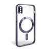 Чохол with MagSafe для iPhone X/XS (02) violet