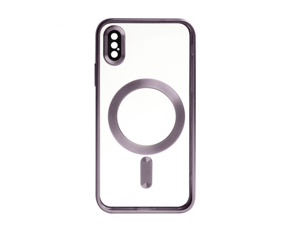 Чохол з функцією MagSafe для Apple iPhone X, Xs violet matte