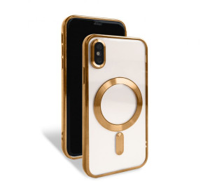 Чехол с функцией MagSafe для Apple iPhone X, Xs gold (3)