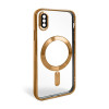Чехол с функцией MagSafe для Apple iPhone X, Xs gold (3)
