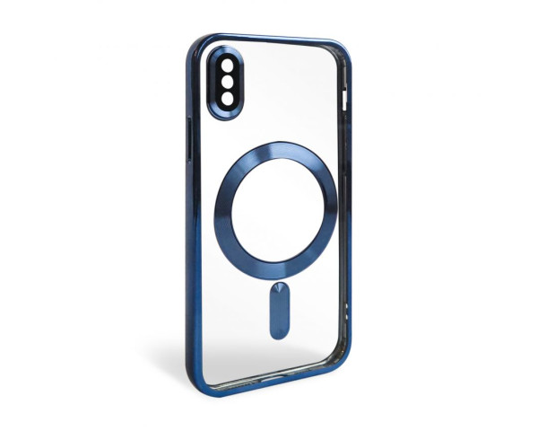 Чохол with MagSafe для iPhone X/XS (04) blue