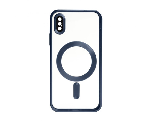 Чохол з функцією MagSafe для Apple iPhone X, Xs dark blue matte
