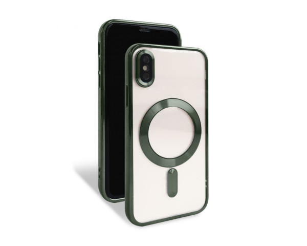 Чохол with MagSafe для iPhone X/XS (08) olive
