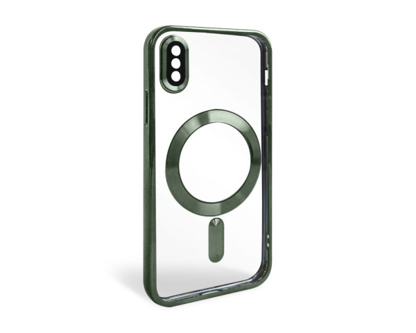 Чохол with MagSafe для iPhone X/XS (08) olive