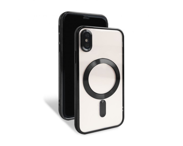Чохол with MagSafe для iPhone X/XS (09) black