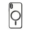 Чехол с функцией MagSafe для Apple iPhone X, Xs black (09) матовый