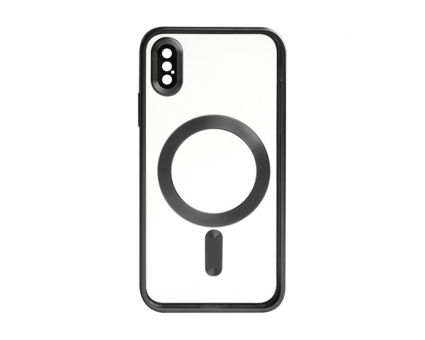 Чехол с функцией MagSafe для Apple iPhone X, Xs black (09) матовый