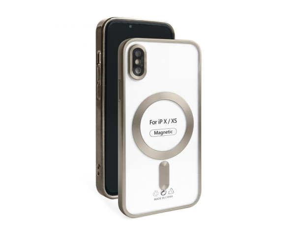 Чохол з функцією MagSafe для Apple iPhone X, Xs grey matte