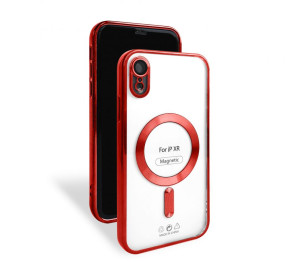 Чехол с функцией MagSafe для Apple iPhone Xr red (1)