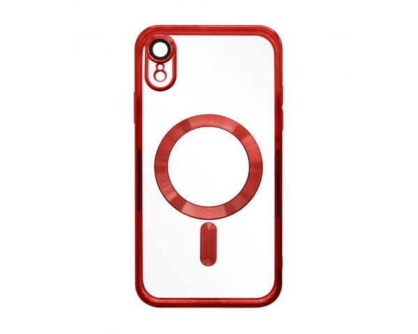 Чехол с функцией MagSafe для Apple iPhone Xr red (1)