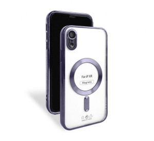 Чехол с функцией MagSafe для Apple iPhone Xr violet (2)
