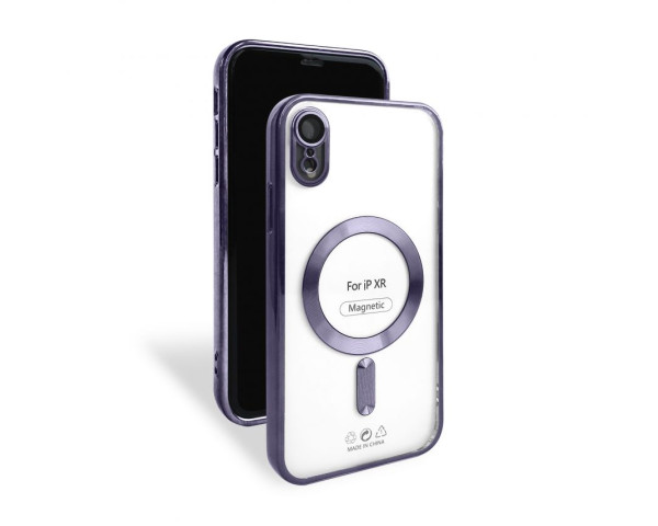 Чехол с функцией MagSafe для Apple iPhone Xr violet (2)