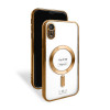 Чехол с функцией MagSafe для Apple iPhone Xr gold (3)