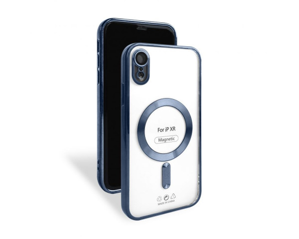 Чехол с функцией MagSafe для Apple iPhone Xr blue (4)