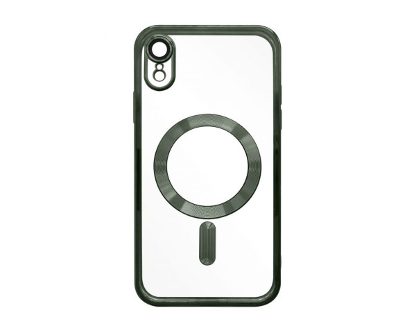 Чехол с функцией MagSafe для Apple iPhone Xr olive (8)