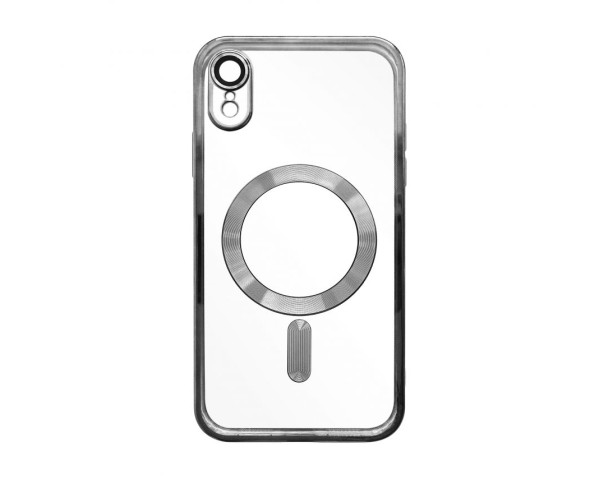 Чехол с функцией MagSafe для Apple iPhone Xr silver (10)