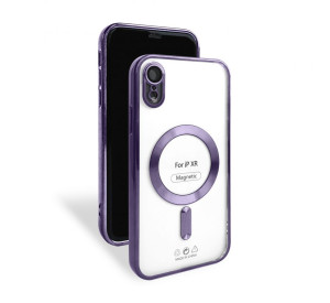 Чехол с функцией MagSafe для Apple iPhone Xr purple (11)