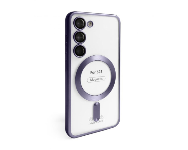 Чехол с функцией MagSafe для Samsung Galaxy S23/S911 (2023) violet (02)