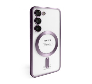 Чехол с функцией MagSafe для Samsung Galaxy S23/S911 (2023) violet (02) матовый