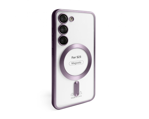 Чохол with MagSafe для Samsung S23 (02) violet matte