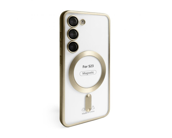 Чохол with MagSafe для Samsung S23 (03) gold matte