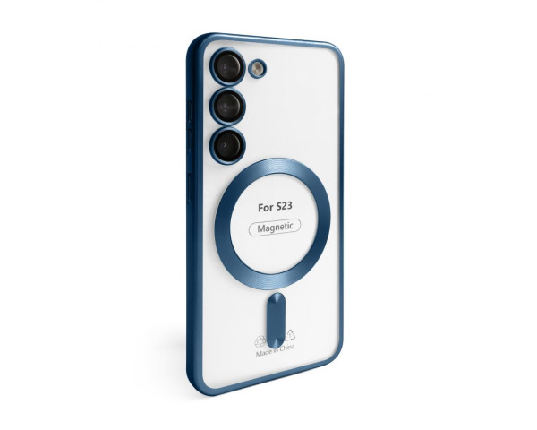 Чохол with MagSafe для Samsung S23 (04) blue