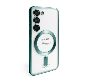 Чехол с функцией MagSafe для Samsung Galaxy S23/S911 (2023) green (05)