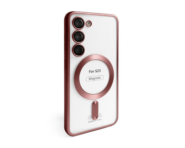 Чехол с функцией MagSafe для Samsung Galaxy S23/S911 (2023) rose gold (06)