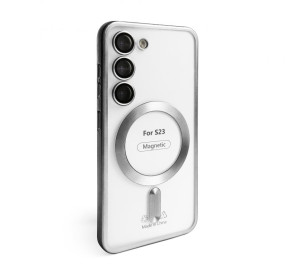 Чехол с функцией MagSafe для Samsung Galaxy S23/S911 (2023) silver (10)