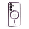 Чехол с функцией MagSafe для Samsung Galaxy S24/S921 (2024), S25/S931 (2025) violet (02) матовый